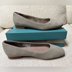 TOMS  Suede Ballet Flats Women’Briella Dune Suede